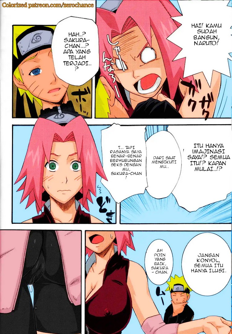 Naruto & Sakura Belajar Genjutsu